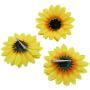 Timoo 12 PCS Sunflower Duckbill Hair Clip, Metal Alligator Hair Accessories for Beach, Summer Party