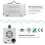 Dr.meter 30V/5A Variable Linear DC Bench Power Supply Single-Output 110V/220V Switching with Alligator Leads Included, US 3-Prong Cable,PS305DM for Lab Equipment