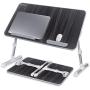 Laptop Bed Tray Table, Nearpow (Larger Size) Adjustable Laptop Bed Stand, Portable Standing Table with Foldable Legs, Foldable Lap Tablet Table for Sofa Couch Floor - Large Size