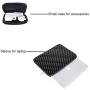 MOSISO Laptop Sleeve Compatible with MacBook Air 13 inch 2018-2021 A2337 M1 A2179 A1932, MacBook Pro A2338 M1 A2289 A2251 A2159 A1989 A1706 A1708, Diamond Foam Neoprene Bag with Small Case, Black