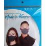 Zishen Premium Fabric Face Mask, Washable Reusuable Comfortable Protective Unisex Facial Cover, ATB+UV Protection (Black, 3EA)