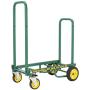 Rock-N-Roller R2RT-GR (Micro) 8-in-1 Folding Multi-Cart/Hand Truck/Dolly/Platform Cart/26'' to 39'' Telescoping Frame/350 lbs. Load Capacity, Green