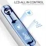 Lebond V2 Electric Toothbrush, 【UPDATE GRADE】15 Brushing Levels 6 Replacement Heads Sonic Toothbrush Power Rechargeable Kids Toothbrush with Automatic Timer, LCD Display for Adult, Travel, Blue