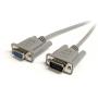 StarTech.com 6ft Straight Through Serial Cable - DB9 M/F (MXT100) Gray - M/F