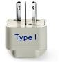 Ceptics Adapter Plug Set for World Wide International Travel Use - Grounded Safe - Works with Cell Phones, Chargers, Batteries, Camera, and More