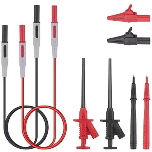 Electronic Test Lead Kit WGGE WG-6625 Multimeter test lead set, Automotive Electronic Connectors Cables Hand Tool Tester