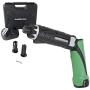 Metabo HPT DB3DL2 Cordless Screwdriver Kit, 3.6V, Lithium Ion Batteries - 2, Dual Position Handle, LED Light, 21 Clutch Settings, Lifetime Tool Warranty