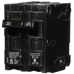 Siemens -HI Q220 20-Amp Double Pole Type QP Circuit Breaker black