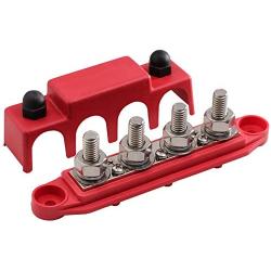 Fastronix 3/8'' 4 Stud Power Distribution Block with Cover