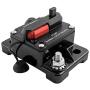 QWORK 50A Circuit Breaker with Manual Reset for Car Motor Marine Boat Audio