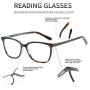 ZENOTTIC Anti Blue Light Glasses Blue Light Blocking Reading Glasses Stylish Leopard Glasses Anti Eyestrain for Women