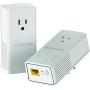NETGEAR PowerLINE 1200 Mbps, 1 Gigabit Port with Pass-Through, Extra Outlet (PLP1200-100PAS),Pale Gray