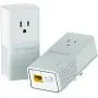 NETGEAR PowerLINE 1200 Mbps, 1 Gigabit Port with Pass-Through, Extra Outlet (PLP1200-100PAS),Pale Gray