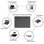 Soldering Mat Heat Resistant 932°F Magnetic Silicone Electronic Repair Mat for Cellphone, Laptop, Computer, Heat Insulation Pad for Soldering Iron Station15.9” x 12” (Grey)