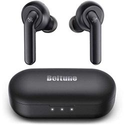 Wireless Earbuds Active Noise Cancelling, Boltune Bluetooth Earbuds with 4 Mics Noise Reduction, Enhanced Deep Bass, IPX8 Waterproof, 30Hrs ANC Earbuds, USB-C Quick Charging Case, Smart Touch Control