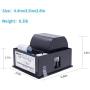 Thermal Receipt Printer 58mm Mini Label Printer Embedded Receipt Thermal Printer TTL + USB Interface High Speed Printing 50-85mm/s