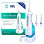 Cordless Water Flosser Portable Water Pick Teeth Cleaner Dental Oral Irrigator Travel Water Flossers for Teeth and Braces Water Floss Rechargeable Electric Flosser Long Lasting Battery  (Blue)