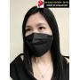 [20Pcs] Wes Care 3D Premium Face Mask Black Edition (KF Design) | Made in Singapore | UV Clean, Soft & Comfortable, Easy to Breathe | Ships from USA