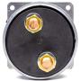 QuickCar Racing Products 55-010 Red 2-1/2'' High x 2-1/2'' Wide Handle Battery Master Disconnect Switch with Black Mounting Panel