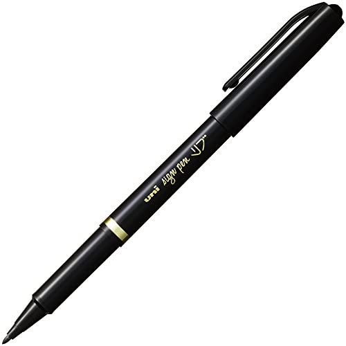 Uni-ball Sign Pen MYT7 N Felt-Tip Pens Pack of 10 Black by OfficeCentre