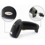 WoneNice USB Laser Barcode Scanner Wired Handheld Bar Code Scanner Reader Black