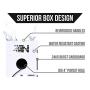Next 16/2 Plenum Speaker Wire - 16 AWG/Gauge 2 Conductor - UL Listed in Wall (CL2P/CL3P/CMP) Rated - Oxygen-Free Copper (OFC) - 1000 Foot Bulk Cable Pull Box - Black