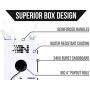 Next 16/2 Speaker Wire - 16 AWG/Gauge 2 Conductor - UL Listed In Wall (CL2/CL3) and Outdoor/In Ground (Direct Burial) Rated - Oxygen-Free Copper (OFC) - 500 Foot Bulk Cable Pull Box -  Black