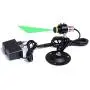 MXTLASER 520-80 Φ18x65mm Glass Lens Focusable Direct Green Laser Line Module for Clothes Cutting/Wood Cutting/Mechanical Positioning (Laser Module + Adapter + Holder)