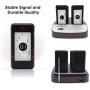 NOLAS Corum 10 Units Restaurant Calling Pager/Guest Waiting Pagers/Wireless Paging System with Charging Dock and Transmitter Coaster for Restaurant and Church Nursery (10)