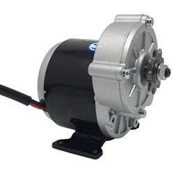 BEMONOC 24 Volt 350 Watt MY1016Z3 Gear Reduction Electric Motor with 9 Tooth Sprocket