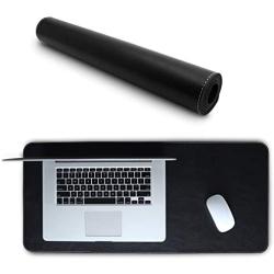 Londo Leather Extended Mouse Pad (Genuine Leather) (Black) (OTTO270)