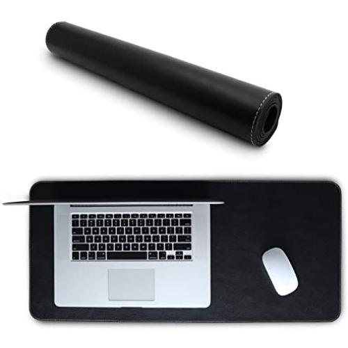Londo Leather Extended Mouse Pad (Genuine Leather) (Black) (OTTO270)