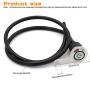 Green LED Motorcycle Switch Horn ON-Off Headlight Fog Light Handlebar Adjustable Mount Waterproof Switches Button DC12V momentary Actions Cycling Retail