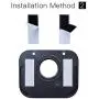 TV Mount Compatible with Apple TV 4th and 4K 5th Generation, Auswaur Wall Mount Bracket Holder Compatible with Apple TV 4th and 4K 5th Gen with Black Silicone Siri Remote Protective Case Cover