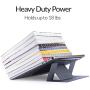 MOFT Invisible Slim Laptop Stand, Adhesive And Reusable, Adjustable Perfect Viewing Angles, Compatible with Laptops Up to 15.6'', Starry Grey