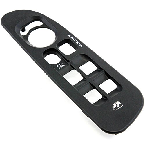 Red Hound Auto 2002-2005 Compatible with Dodge Ram 1500 2500 3500 Quad Cab Bezel Dark Gray for Master Window Switch Panel Plate
