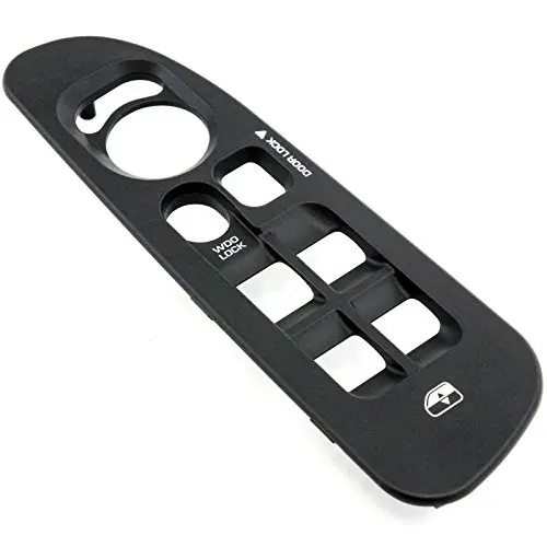 Red Hound Auto 2002-2005 Compatible with Dodge Ram 1500 2500 3500 Quad Cab Bezel Dark Gray for Master Window Switch Panel Plate