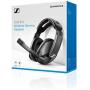 Sennheiser GSP 370 Over-Ear Wireless Gaming Headset, Low-Latency Bluetooth,Noise-Cancelling Mic, Flip-to-Mute, Audio Presets - PC, Mac, Windows, and PS4 Compatible - Black