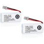 JustGreatDealz Battery BT-1021 BT1021 BBTG0798001 for Uniden Cordless Handset Telephones (2-Pack)