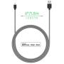 TalkWorks iPhone Charger Lightning Cable 6ft Long Braided Heavy Duty Cord MFI Certified for Apple iPhone 12, 12 Pro/Max, 12 Mini, 11, 11 Pro/Max, XR, XS/Max, X, 8, 7, 6, SE, iPad - Black/White