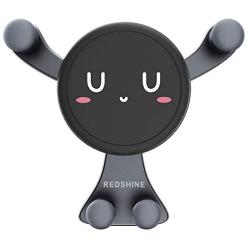 REDSHINE Car Mount Phone Holder Automatic Locking Universal Air Vent GPS Cell Phone Holder for Car for iPhone X/8/7/7P/6s/6P/5S, Galaxy S5/S6/S7/S8/S9,Note8 Google, LG, Huawei and More(Black2)