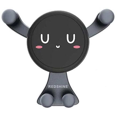 REDSHINE Car Mount Phone Holder Automatic Locking Universal Air Vent GPS Cell Phone Holder for Car for iPhone X/8/7/7P/6s/6P/5S, Galaxy S5/S6/S7/S8/S9,Note8 Google, LG, Huawei and More(Black2)