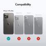 ESR Air Armor Series Case Compatible with iPhone 12 Pro Max 6.7-Inch [Shock Absorbing and Scratch Resistant] [Military Grade Protection] [Hard Back with Flexible Frame] - Frosted Black