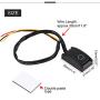 Qiilu DC 12V 200A Car DIY Switch Paste Type Sticky Button Switch ON/Off