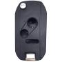 Horande Folding Flip Replacement Key Fob Cover Fits for Honda 2003-2012 Accord 2005-2010 Civic CR-V Pilot Ridgeline Keyless Entry Remote Key Fob Case Shell 3 Buttons
