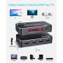 4K HDR HDMI Switch, Koopman 5 Ports 4K 60Hz HDMI 2.0 Switcher Selector with IR Remote, Supports Ultra HD Dolby Vision, High Speed (Max to 18.5Gbps), HDR10, HDCP 2.2 & 3D