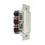 Leviton Decora 600-Watt Single-Pole/3-Way Universal Rocker Slide Dimmer, White/Light Almond (3-Pack)