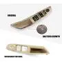 FEXON Driver Side Door Handle for BMW 5 Series,Window Switch Armrest Panel,Inner Pull Handle Trim Panel Cover Kits Replacement for 2010-2016 BMW 5 Series 520 523 525 528 530 535 F10 F11 Cream Beige