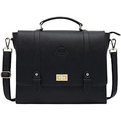 Laptop-Briefacse-for-Women-Men 15.6 Inch Business Computer-Bags Messenger-Bag Work-Tote-Bag Unisex Satchel Bag for Work Office Business Travel,black
