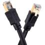 Cat8 Ethernet Cable 1ft, Aifxt Heavy Duty High Speed 26AWG Cat8 LAN Network Cable 40Gbps 2000Mhz with Gold Plated RJ45 Connector, Weatherproof SSTP UV Resistant for Router, Modem, Xbox